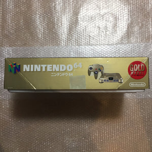 Gold Nintendo 64 in box set with ULTRA HDMI kit - compatible with JP and US games