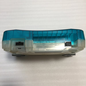 Clear blue Nintendo 64 set with ULTRA HDMI kit - compatible with JP and US games