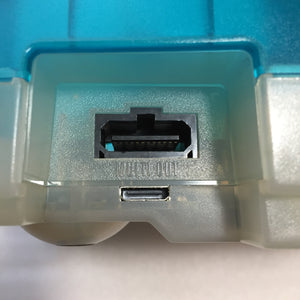 Clear blue Nintendo 64 set with ULTRA HDMI kit - compatible with JP and US games