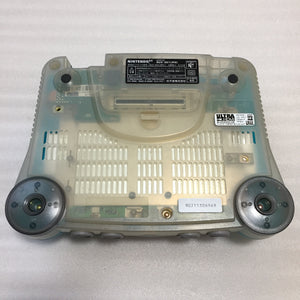 Clear blue Nintendo 64 set with ULTRA HDMI kit - compatible with JP and US games