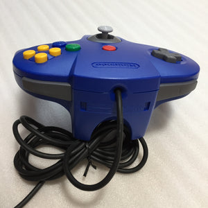 Clear blue Nintendo 64 set with ULTRA HDMI kit - compatible with JP and US games