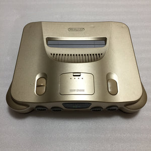 Gold Nintendo 64 set with ULTRA HDMI kit - compatible with JP and US games - F-Zero X set