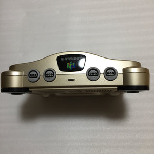 Gold Nintendo 64 set with ULTRA HDMI kit - compatible with JP and US games - F-Zero X set