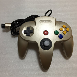 Gold Nintendo 64 set with ULTRA HDMI kit - compatible with JP and US games - F-Zero X set