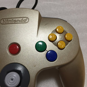 Gold Nintendo 64 set with ULTRA HDMI kit - compatible with JP and US games - F-Zero X set