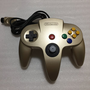 Gold Nintendo 64 set with ULTRA HDMI kit - compatible with JP and US games - F-Zero X set