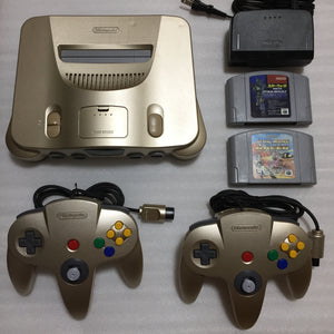 Gold Nintendo 64 set with ULTRA HDMI kit - compatible with JP and US games - Star Wars set
