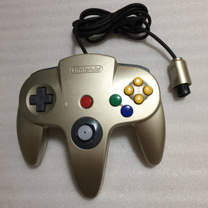 Gold Nintendo 64 set with ULTRA HDMI kit - compatible with JP and US games - F-Zero X set