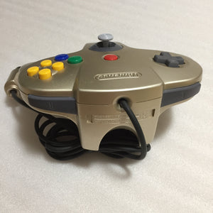 Gold Nintendo 64 set with ULTRA HDMI kit - compatible with JP and US games - F-Zero X set