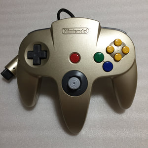 Gold Nintendo 64 set with ULTRA HDMI kit - compatible with JP and US games - F-Zero X set
