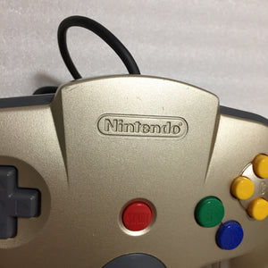 Gold Nintendo 64 set with ULTRA HDMI kit - compatible with JP and US games - F-Zero X set