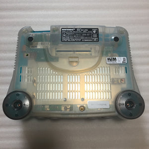 Clear blue Nintendo 64 set with ULTRA HDMI kit - compatible with JP and US games