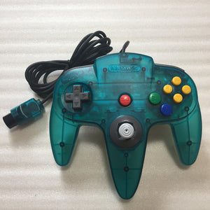 Clear blue Nintendo 64 set with ULTRA HDMI kit - compatible with JP and US games