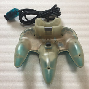 Clear blue Nintendo 64 set with ULTRA HDMI kit - compatible with JP and US games