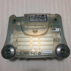 Clear blue Nintendo 64 set with ULTRA HDMI kit - compatible with JP and US games