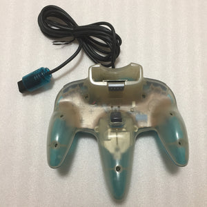 Clear blue Nintendo 64 set with ULTRA HDMI kit - compatible with JP and US games
