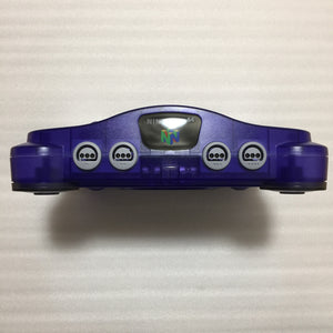 Clear Purple Nintendo 64 set with ULTRA HDMI kit - compatible with JP and US games