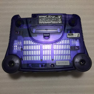 Clear Purple Nintendo 64 set with ULTRA HDMI kit - compatible with JP and US games