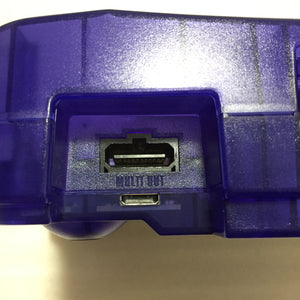 Clear Purple Nintendo 64 set with ULTRA HDMI kit - compatible with JP and US games