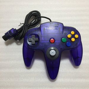Clear Purple Nintendo 64 set with ULTRA HDMI kit - compatible with JP and US games