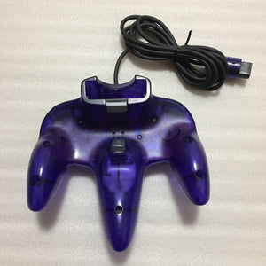 Clear Purple Nintendo 64 set with ULTRA HDMI kit - compatible with JP and US games
