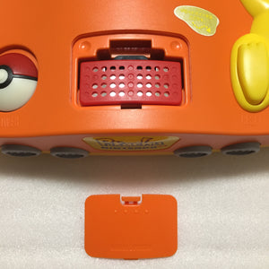 Pikachu Orange Nintendo 64 set with ULTRA HDMI kit - compatible with JP and US games