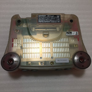 Clear red Nintendo 64 in box set with ULTRA HDMI kit - compatible with JP and US games