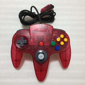 Clear red Nintendo 64 in box set with ULTRA HDMI kit - compatible with JP and US games