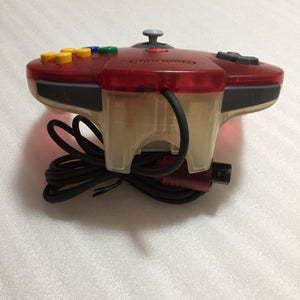 Clear red Nintendo 64 in box set with ULTRA HDMI kit - compatible with JP and US games