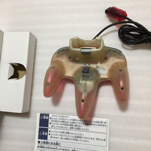 Clear red Nintendo 64 in box set with ULTRA HDMI kit - compatible with JP and US games