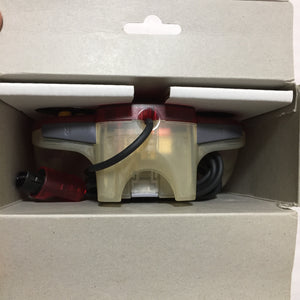 Clear red Nintendo 64 in box set with ULTRA HDMI kit - compatible with JP and US games