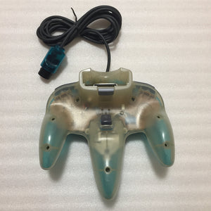 Clear blue Nintendo 64 set with ULTRA HDMI kit - compatible with JP and US games