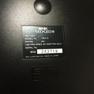 NeoGeo AES System in box - Universe bios / RGB fix