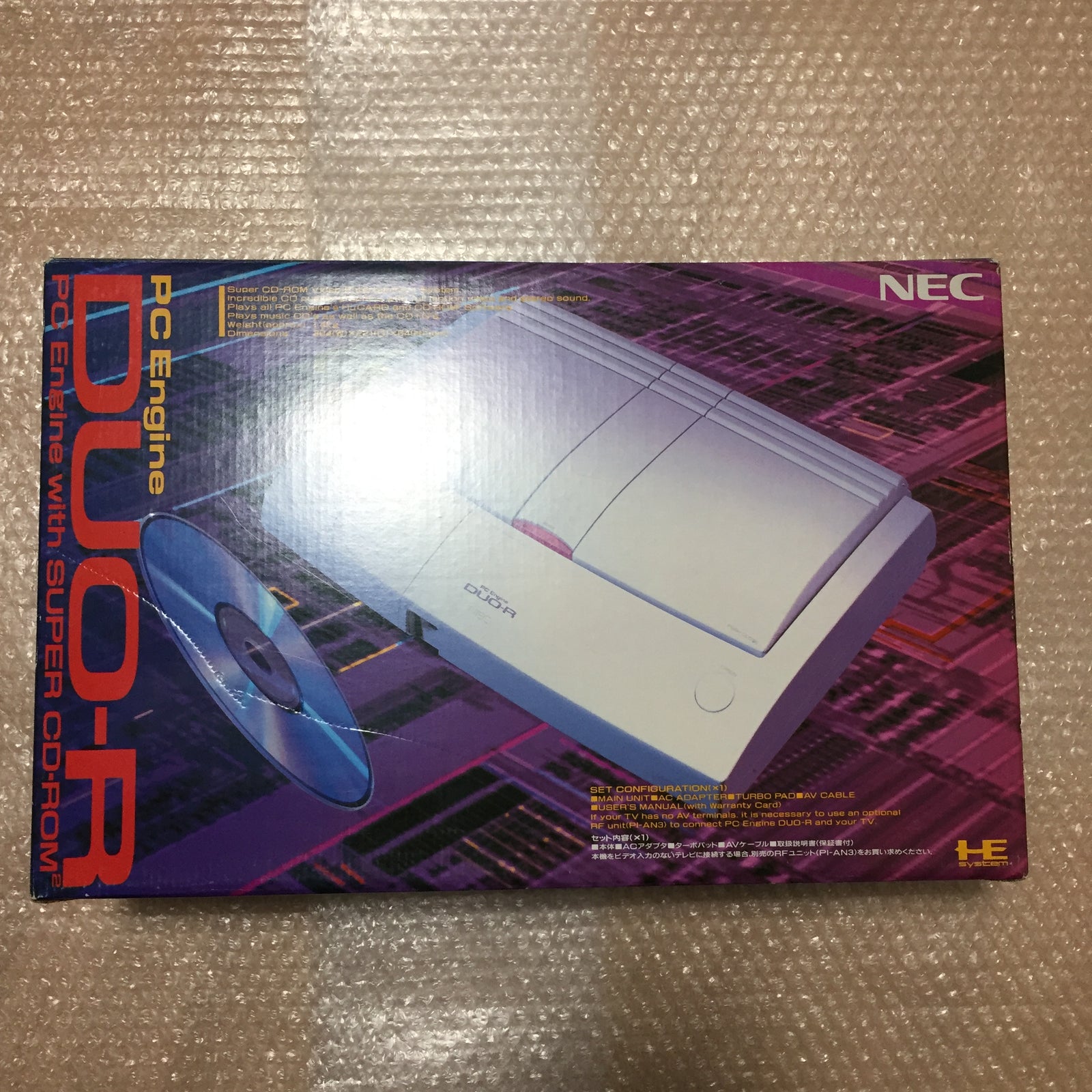Boxed PC Engine Duo-R with RGB kit