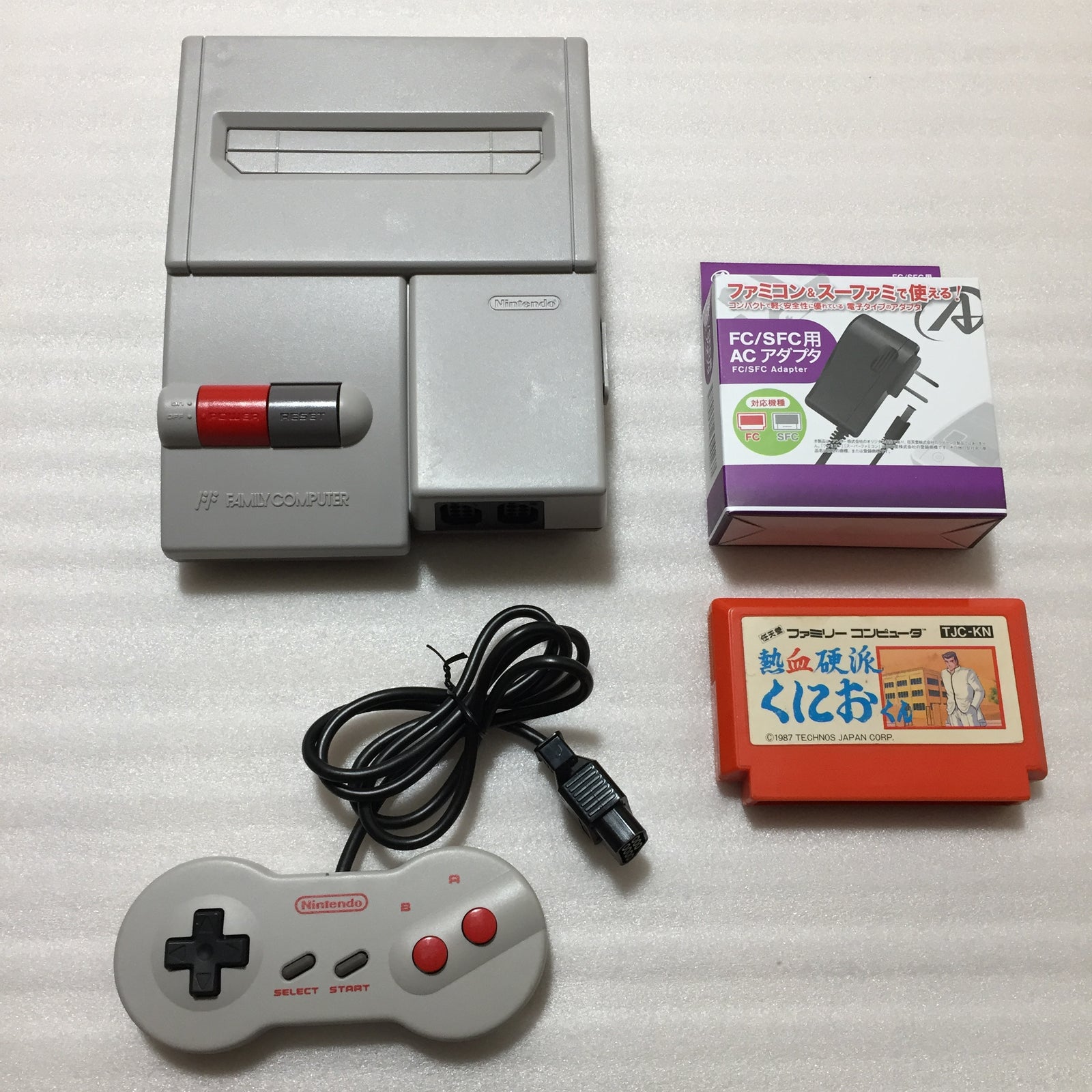 AV Famicom with Hi-Def NES kit - Kunio-kun set