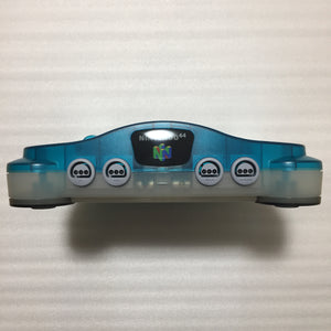 Clear blue Nintendo 64 in box set with ULTRA HDMI kit - compatible with JP and US games