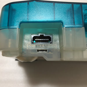 Clear blue Nintendo 64 set with ULTRA HDMI kit - compatible with JP and US games