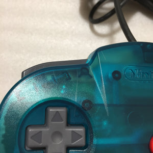 Clear blue Nintendo 64 set with ULTRA HDMI kit - compatible with JP and US games