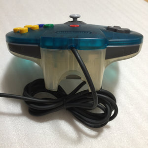 Clear blue Nintendo 64 set with ULTRA HDMI kit - compatible with JP and US games