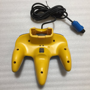 Pikachu Blue Nintendo 64 set with ULTRA HDMI kit - compatible with JP and US games