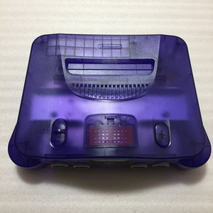 Clear Purple Nintendo 64 set with ULTRA HDMI kit - compatible with JP and US games
