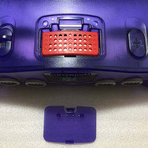 Clear Purple Nintendo 64 set with ULTRA HDMI kit - compatible with JP and US games