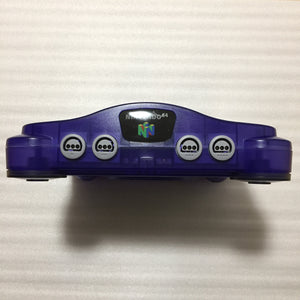 Clear Purple Nintendo 64 set with ULTRA HDMI kit - compatible with JP and US games