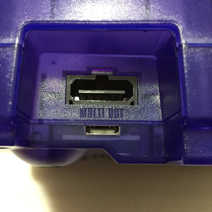 Clear Purple Nintendo 64 set with ULTRA HDMI kit - compatible with JP and US games
