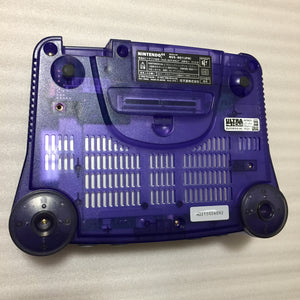 Clear Purple Nintendo 64 set with ULTRA HDMI kit - compatible with JP and US games