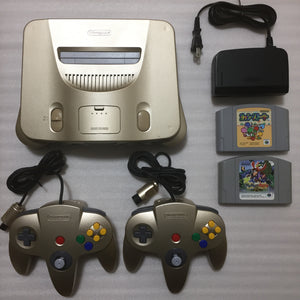 Gold Nintendo 64 set with ULTRA HDMI kit - compatible with JP and US games