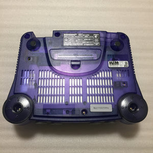 Clear Purple Nintendo 64 set with ULTRA HDMI kit - compatible with JP and US games