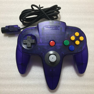Clear Purple Nintendo 64 set with ULTRA HDMI kit - compatible with JP and US games