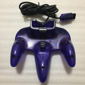 Clear Purple Nintendo 64 set with ULTRA HDMI kit - compatible with JP and US games