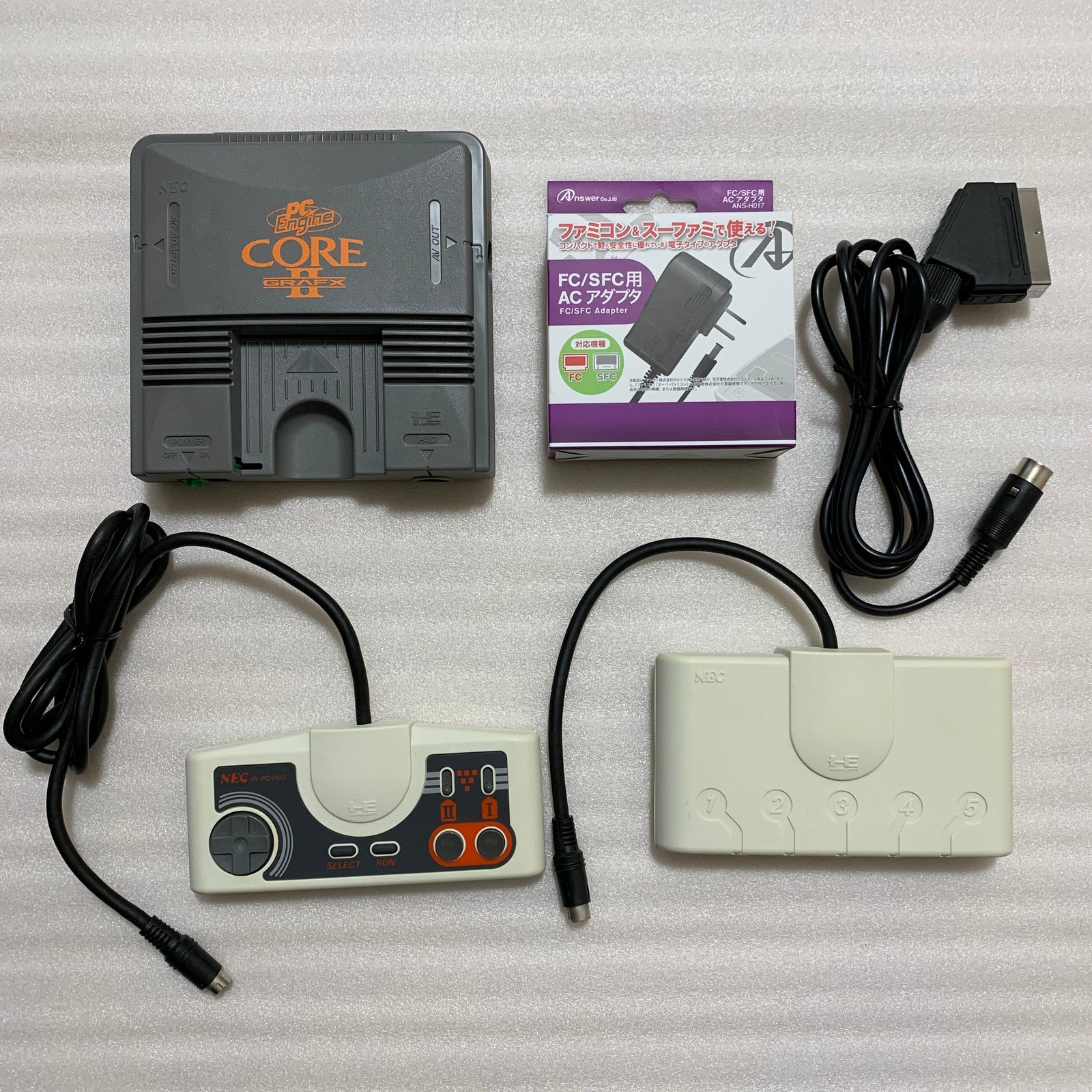 PC Engine Core Grafx 2 with RGB kit